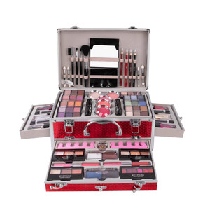 FantasyDay All-in-one Holiday Make up Gift Set | Makeup Kit for Women Full Kit Essential Starter Bundle Include Eyeshadow Palette Lipstick Blush Foun