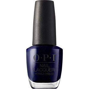 OPI Nail Lacquer Chopstix and Stones | Opaque Dark Blue Shimmer Chip Resistant Nail Polish | Tokyo Collection