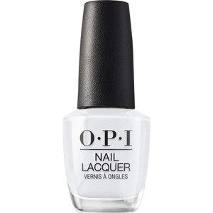 OPI Nail Lacquer I Cannoli Wear OPI | Opaque Soft Gray Crème Chip Resistant Nail Polish | Fast Drying, Streak Free