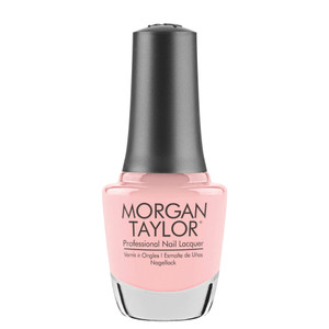 Morgan Taylor Nail Lacquer (All About The Pout) Light Pink Professional Lacquer, Vibrant, Chip-Resistant, Fast-Drying, Long-Lasting, High-Shine, Perf