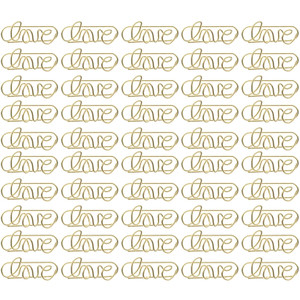 HOODANCOS Small Bone Shaped Metal Clips 50 Pieces Colored Paper Clips Office Document Fixing Clips Card Holders for Home and Office Organization 1.25