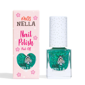 MISS NELLA FIELD TRIPS  Safe Special Dark Green Nail Polish for Kids, Non-Toxic & Odor Free Formula for Children and Toddlers, Natural Water Based f