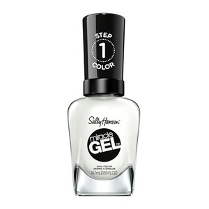 Sally Hansen Miracle Gel, Get Mod, Long Lasting, Gel-Like Formula, No UV Lamp Needed, Semi Opaque, Shiny White Nail Polish
