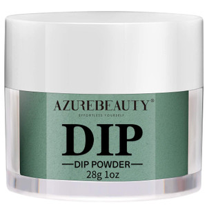 AZUREBEAUTY Nail Dip Powder Emerald Green Color, Dipping Powder French Nail Art Starter Manicure Salon DIY at Home, Odor-Free and Long-Lasting, No Ne