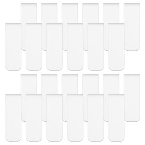 48 Pieces Magnetic Bookmark Sublimation Bookmarks Blank Book Marker Magnetic Page Clips for Kids Students Teachers School Home Office Reading Supplie