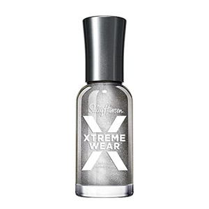 Sally Hansen Xtreme Wear Nail Polish, Streak-Free, Shiny Finish, Long-Lasting Nail Color, Silver Storm, 0.12 fl oz