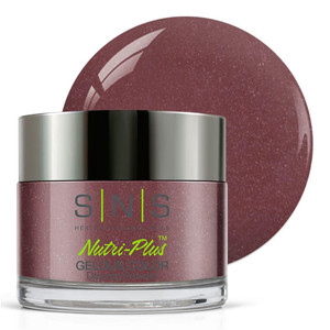 SNS Nail Dip Powder, Gelous Color Dipping Powder - Spanish Sangria (Brown/Mauve, Shimmer) - Long-Lasting Dip Nail Color Lasts 14 Days - Low-Odor & No