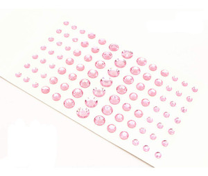 UPSTORE 91PCS 5MM/8MM/10MM/12MM Shining Self Adhesive Craft Jewels Flatback Rhinestone Crystal Gems Stickers Eyebrow Eyeshadow Body Eyes Nails Glitte