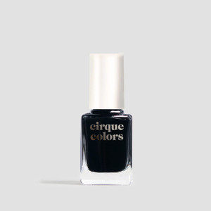 Cirque Colors Creme Nail Polish - Memento Mori - Best Black - 0.37 fl. oz. (11 ml) - Vegan, Cruelty-Free, Non-Toxic Formula
