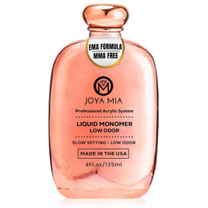 Low Odor Liquid Monomer, Clean & Slow Setting Acrylic Monomer for Salon-Quality Nail Shaping & Acrylic Powder Application, Odorless Nail Monomer with