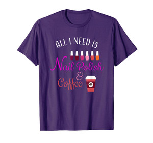 Nail Polish Tech Coffee T-Shirt