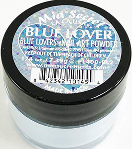 Mia Secret Nail Art Powder Blue Lovers Collection - .25 oz. (Blue Lover)