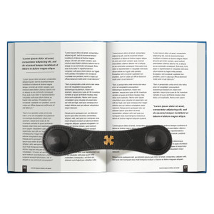 Book Weight Holder Wooden Thumb Book Page Open Weighted Bookmark Corner Reading Accessories Gift for Writer Reader (BPH02-Black)