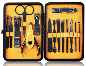 Nail Clippers Sets High Precisio Stainless Steel Nail Cutter Pedicure Kit Nail File Sharp Nail Scissors and Clipper Manicure Kit Fingernails & Toenai