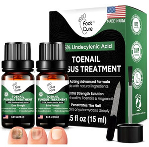 Toenail Renewal Solution Extra Strength Care for Toe Nail & Fingernails - Nail Repair Solution for broken, Discolored Nails - Renews Damaged Cracked