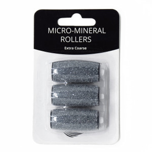 Own Harmony Extra Coarse 3 Refill Rollers Best Fit for Electric Callus Remover CR900 for Men - Pedicure File Tools Foot Care - Replacement Refills 3