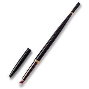 SILPECWEE 1Pc Ombre Nail Brush, Acrylic Nail Art Brushes Mermaid Handle Design Nail Ombre Brush Grandient Painting Design Tools Manicure Brushes DIY