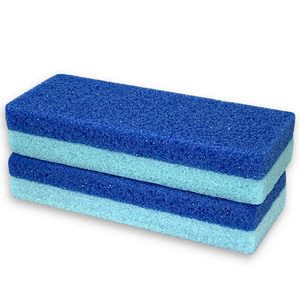 Maryton Foot Exfoliator File Scrubber Sponge Pedicure Tool Callus Remover for Feet, Salon Foot Scrub Pads Pedi Gifts for Men Women, 2pcs