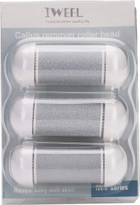 3 Different Replacement Roller Head for IWEEL/CIVYPRO/OTAZWA/ADAMPARK/ZIKILLYA/ELMCHEE/NICEBIRDIE Foot File Pedicure Tools for Feet Callus Shaver Ped