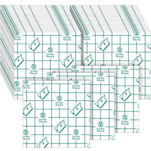 Linyuthia 200 Pieces Makeup Hand Palette Single Use Waterproof Makeup Mixing Palette Disposable Foundation Mixing Tray Adhesive Artist Cosmetic Tape