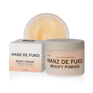 Hanz de Fuko Modify  Premium Mens Hair Styling Pomade for a Medium Hold, High Shine  Ideal Texture Product for All Hair Types, Includes Premium In