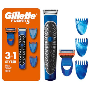 Gillette Styler: Beard Trimmer, Men's Razor & Edger, All Purpose Styler, All-in-one Tool, Shave, Trim & Edge, Waterproof, Fusion Razors for Men / Sty