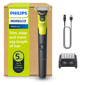 Norelco Philips OneBlade 360 with Connectivity Hybrid Face, Electric Beard Trimmer and Shaver, with 360 Blade Technology, 1x360 Blade for Face, 5in1