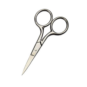 Motanar Professional Grooming Scissors for Personal Care Facial Hair Removal and Ear Nose Eyebrow Trimming Stainless Steel Fine Straight Tip Scissors