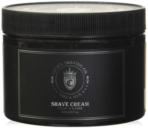 Crown Shaving co Shave Cream 8oz, Eucalyptus and Spearmint
