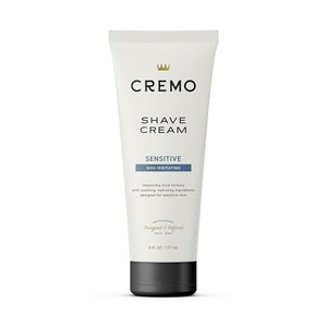 Cremo Sensitive Shave Cream, Astonishingly Superior Ultra-Slick Shaving Cream for Men, Fights Nicks, Cuts and Razor Burn, 6 Fl Oz