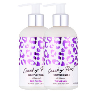 Coochy Intimate Shaving Cream MOISTURIZING Plus THE ORIGIN For Pubic, Bikini Line, Armpit - Rash-Free With Patent-Pending Formula  Prevents Razor Bu
