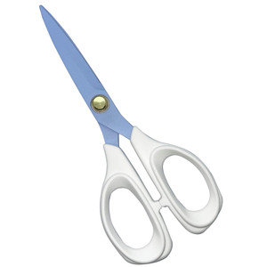 DREAMSTITCH 6 inch Teflon Coated Non-Stick Professional Stainless Steel Sewing Scissors, All-Purpose, Comfort Soft Grip, Office Scissors - Made in Ta