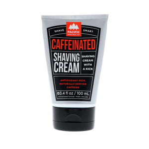Pacific Shaving Company Caffeinated Shaving Cream - Shea Butter + Spearmint Antioxidant Shaving Cream with Caffeine - Clean Formula for Hydrating, Re