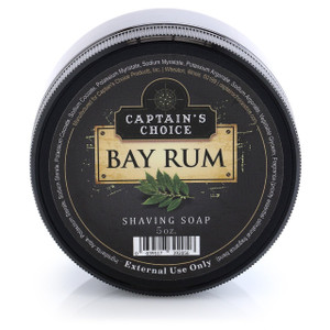 Captain's Choice BAY RUM Shaving Soap - 5 oz.