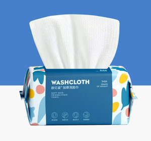 100 Count Disposable Face Towel,Thickening Ultra Soft Washcloths,Facial Cotton Tissue,Lint-free cotton dry wipes Multi-Purpose for Skin Care,Make-up