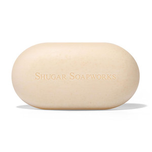 Shugar Soapworks Oatmeal & Lemon Verbena 5 oz Beauty Bar Soap | Plant-Based Vegan Formula | Sulfate & Paraben Free | Gentle Exfoliating Cleanser with