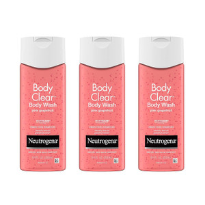 Neutrogena Body Clear Body Clear Body Wash, Pink Grapefruit 8.5 oz. (Pack of 3)