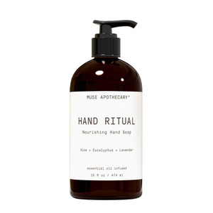 Muse Apothecary Hand Ritual - Aromatic and Nourishing Hand Soap, Infused with Natural Aromatherapy Essential Oils - USDA Certified Biobased - 16 oz,