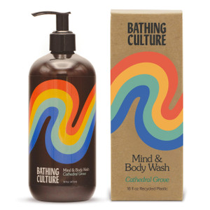 Bathing Culture, Organic Mind + Body Wash, Natural, Biodegradable, Vegan Personal Care, All Natural Organic Body Wash for Women and Men, PCR Plastic