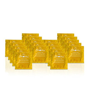 Shobha Rosewater Freshening Cloths  Cleansing Face & Body Wipes  Intimate Hygiene Wipes Ideal Before & After Hair Removal  Suitable for Sensitive