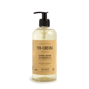 FER À Cheval - Marseilles Liquid Soap - Unscented - Pump Dispenser 16.9 oz
