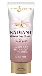 Script Essentials Radiant Creamy Cleanser With SymRelief By Suzy Cohen - Luxurious Hydrating Healing Solution For Troubled Skin - Perfect for Cystic