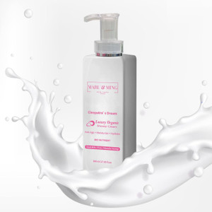 Maru & Ming Cleopatra's Dream -Concentrated Organic Luxury Goat Milk (AHA's), Rice, Manuka Honey Body Wash 27. oz 1-Pack