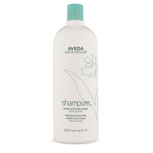 Aveda Shampure Hand & Body Wash | Liquid Hand Soap and Body Wash | with Calming Aroma of Lavender, Ylang Ylang, Petitgrain, 33.8 Fl Oz