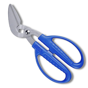 CANARY Metal Cutting Shears Heavy Duty 8.5" [Angled Blade], Tin Snips for Metal Sheet, Japanese Stainless Steel Blade, Made in JAPAN