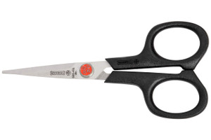 Mundial Red Dot Embroidery Scissors 4.25", Knife Edge