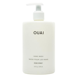OUAI Hand Wash, Dean Street - Liquid Hand Soap with Jojoba, Avocado, & Rose Hip Oil for Replenished Skin - Gentle Exfoliating Kitchen & Bathroom Soap