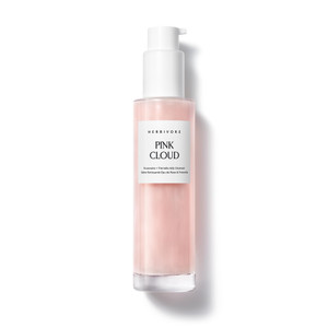 HERBIVORE Pink Cloud Creamy Jelly Cleanser | Hydrating Face Wash with Rosewater, Squalane + Tremella Mushroom, Gently Cleanses + Removes Makeup, Vega