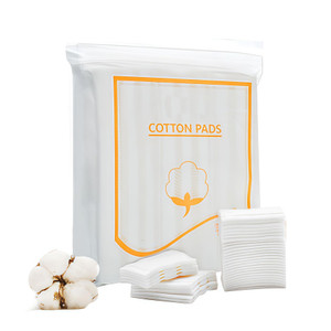 220 Pcs 3 Layer Cotton Makeup Pads Rectangle Facial Cotton Puffs for Makeup Remover & Cleansing