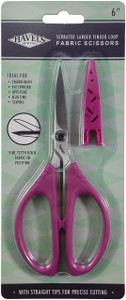 Havel's 82246 Sew Creative Large Finger Loop Scissors 6', Serrated